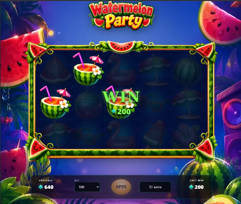 Watermelon party gameplay screenshot